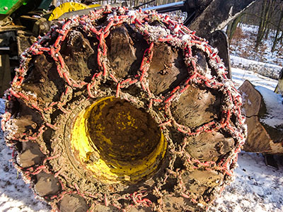 łańcuchy do maszyn leśnych